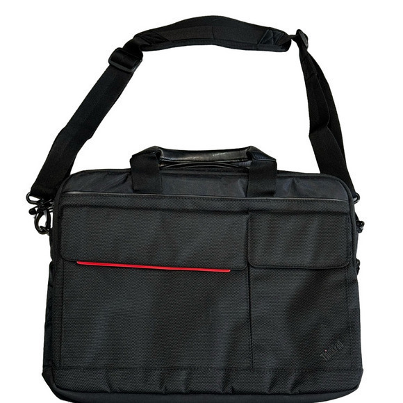 Lenovo Handbags - Lenovo Black and Red Laptop Bag for 15”